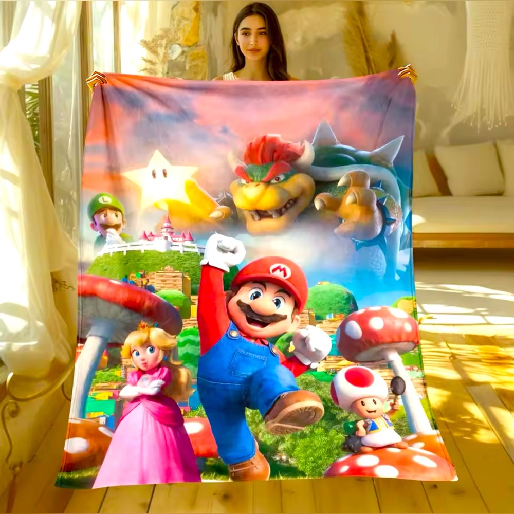 Super Mario Blanket